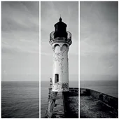 Cuadros Tríos Canvas Le phare de Sant Valery