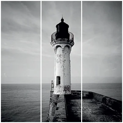 Cuadros Tríos Canvas Le phare de Sant Valery