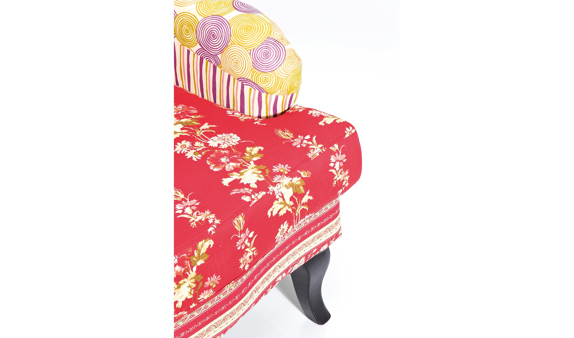 Sillón Orejero Patchwork Capitone