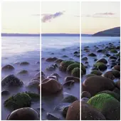 Cuadros Tríos Canvas Les rochers-Ecosse