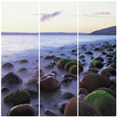 Cuadros Tríos Canvas Les rochers-Ecosse