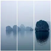 Cuadros Tríos Canvas La Pale d´Halong