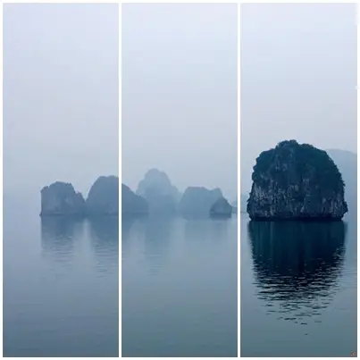 Cuadros Tríos Canvas La Pale d´Halong