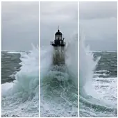 Cuadros Tríos Canvas Le phare D´Armen