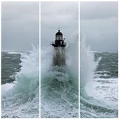 Cuadros Tríos Canvas Le phare D´Armen