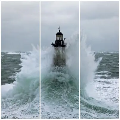 Cuadros Tríos Canvas Le phare D´Armen