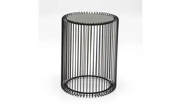 Set dec 2 Mesas auxiliares Wire negro