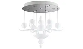 Lámpara de techo Spirito di Venezia blanca small