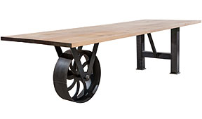 Mesa de comedor madera Wheelbarrow