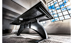 Mesa de comedor Industrial Waal