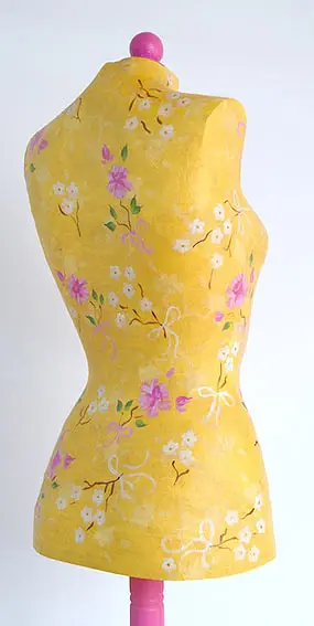 Maniquí Flores Vintage