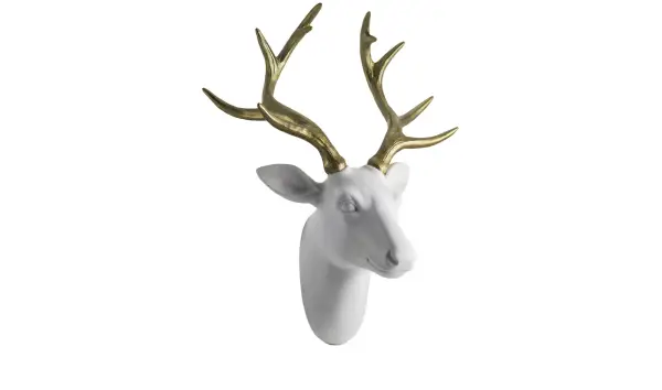 Rudolf Cabeza Blanca Astas Oro