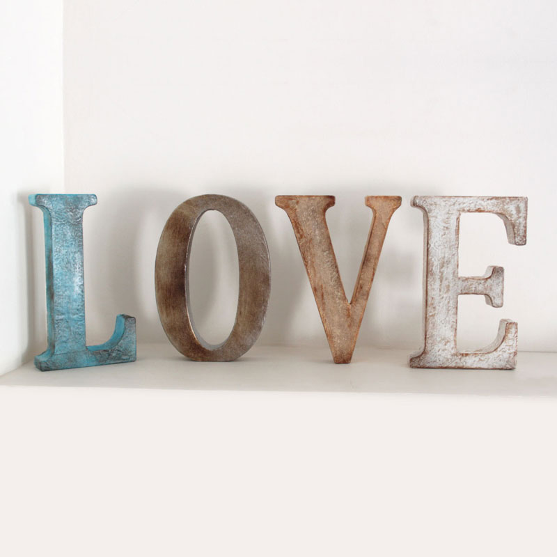 Letras decorativas LOVE