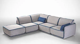 Sofa 3 plazas moderno Richmond Sofa 3 plazas moderno Richmond