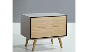Mesita de noche moderna Cube Mesita de noche moderna Cube