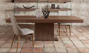 Mesa de comedor extensible Moderna Tarqui
