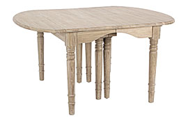 Mesa de comedor extensible roble macizo