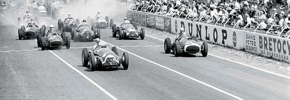 Cuadro grand prix france 1951canvas