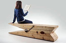 Pinza de madera centenaria reciclada