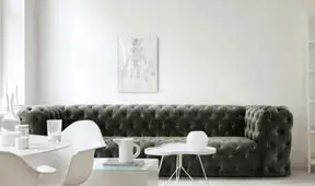 Sofá chester con capitone moderno Contemporain