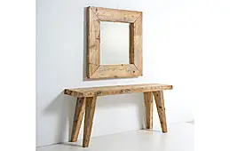 Consola Denver despuntada madera centenaria