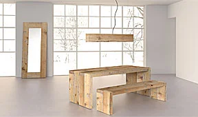 Comedor Denver de madera centenaria Comedor Denver de madera centenaria