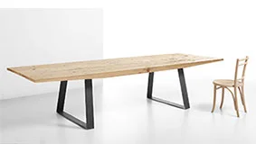 Mesa de comedor Fly madera centenaria Mesa de comedor Fly madera centenaria