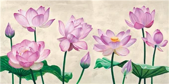 Cuadro canvas lotus flowers Cuadro canvas lotus flowers