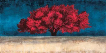 Cuadro canvas red tree