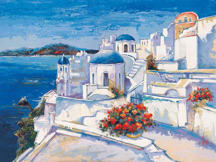 Cuadro canvas mykonos