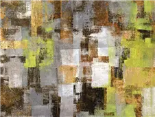 Cuadro canvas forest in springtime