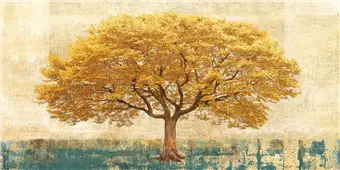Cuadro canvas gilded oak