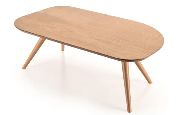 Mesa de centro asimétrica