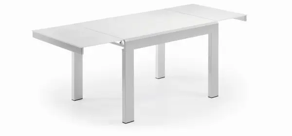 Mesa Candence cristal blanco puro
