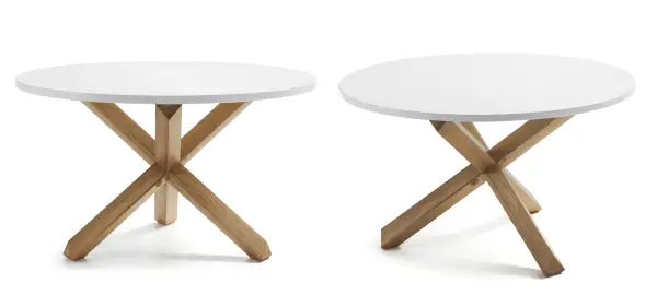 Mesa de comedor redonda Lotus