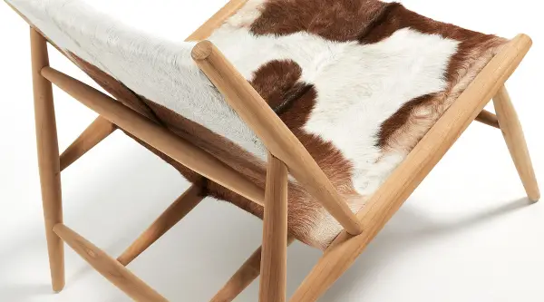 Sillón vintage piel de cabra