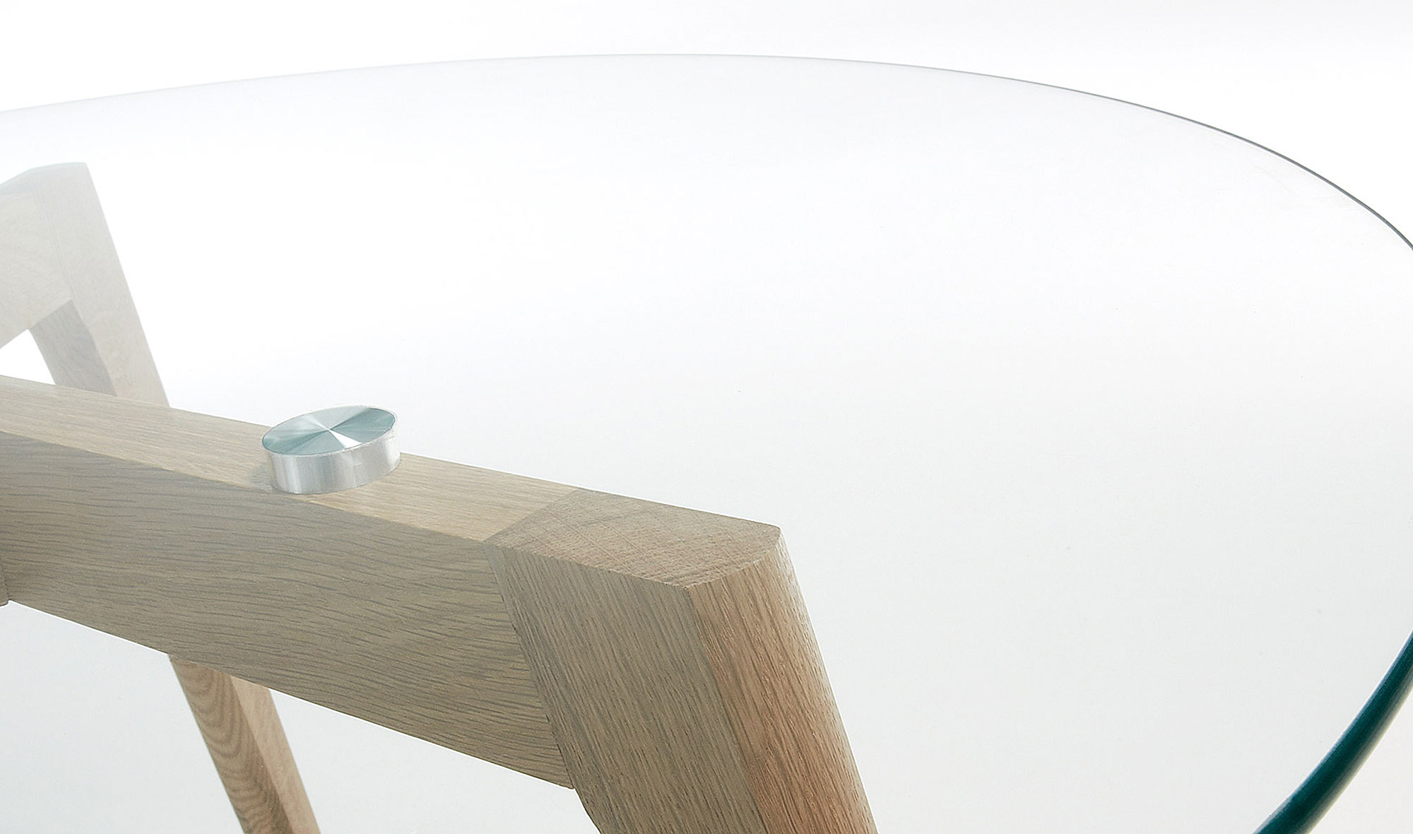 Mesa de centro de cristal Tailym