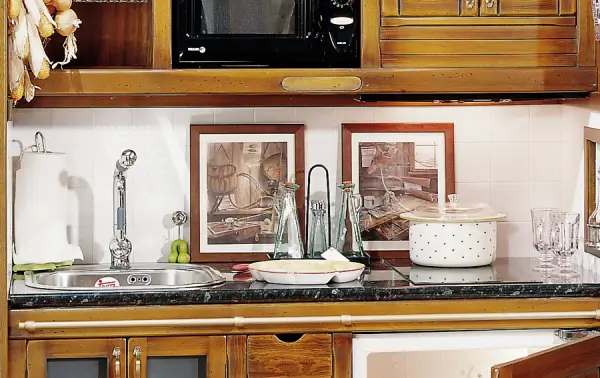 Cocina rustica Hamptons