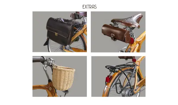 Bicicleta de madera Vintage Rotterdam