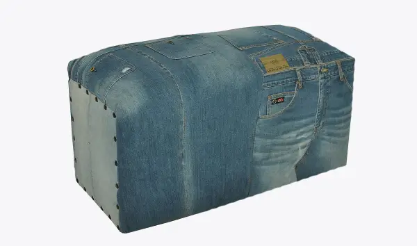 Banqueta vintage Jeans