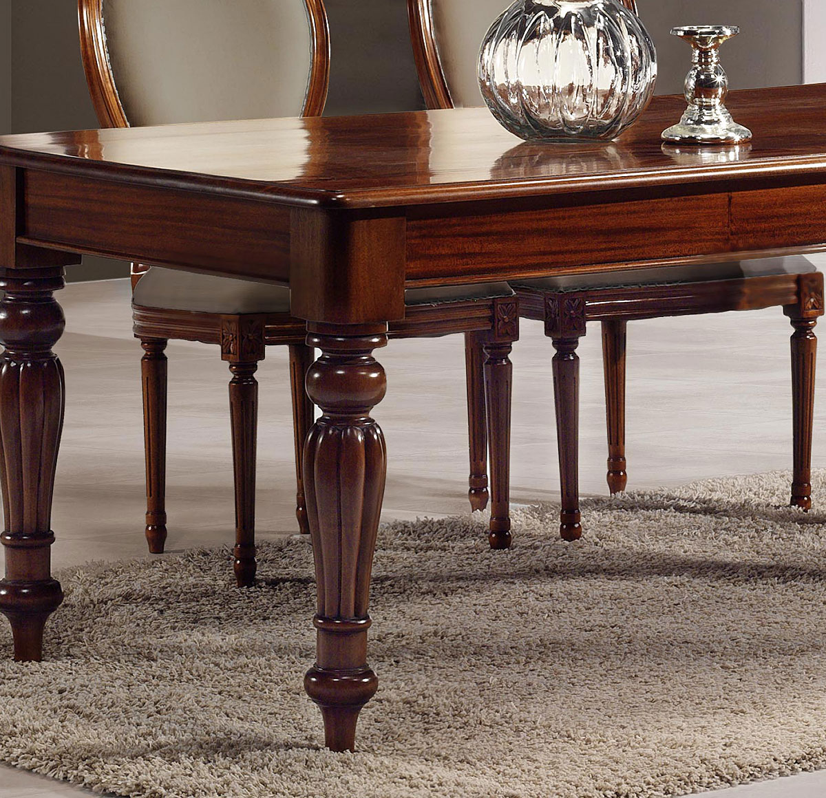 Mesa de Comedor Fija Rectangular de 180 Victoriana