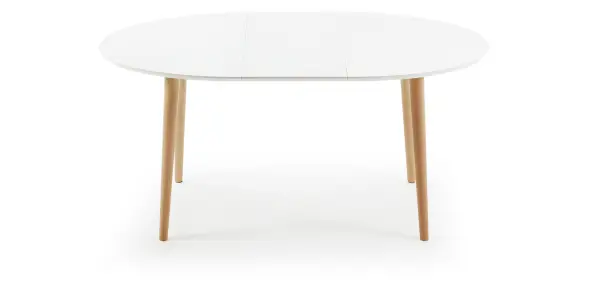 Mesa de comedor blanca Moderna Oqui
