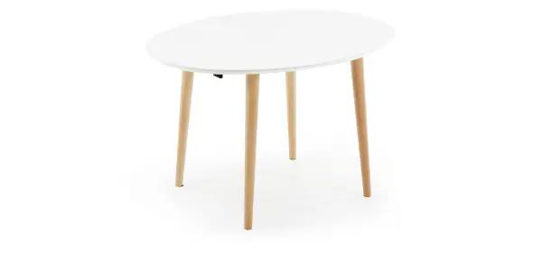 Mesa de comedor blanca Moderna Oqui