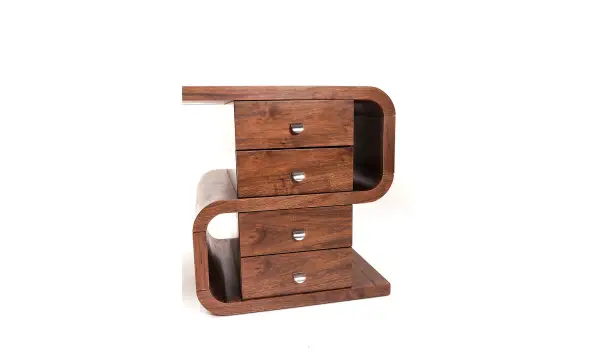 Escritorio Soft Snake Walnut