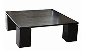 Mesa de centro moderna Lamper Wengue lig. defectos Mesa de centro moderna Lamper Wengue lig. defectos