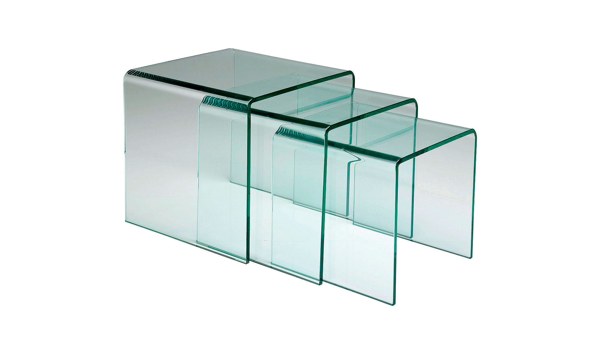 Mesa auxiliar Clear Club (3 piezas)