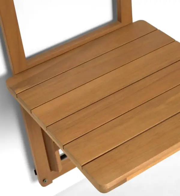 Mesa plegable de terraza o balcón de madera Amarilis