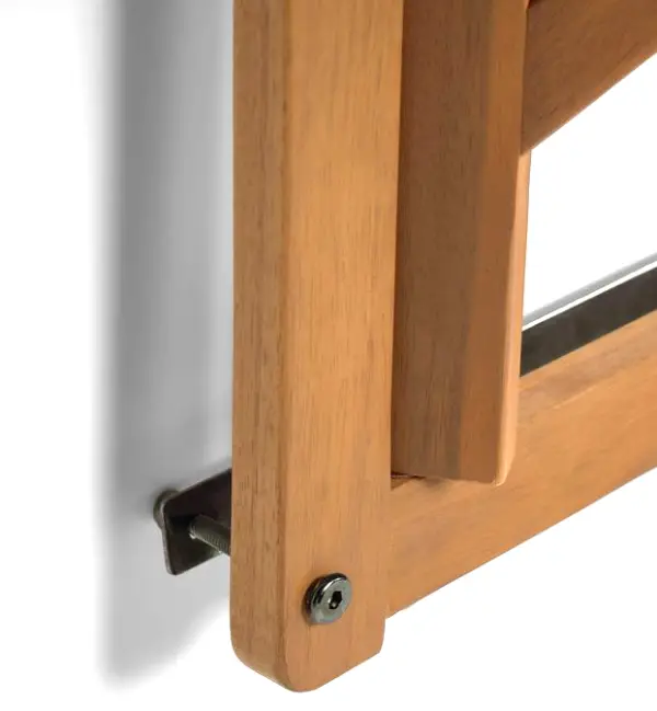 Mesa plegable de terraza o balcón de madera Amarilis