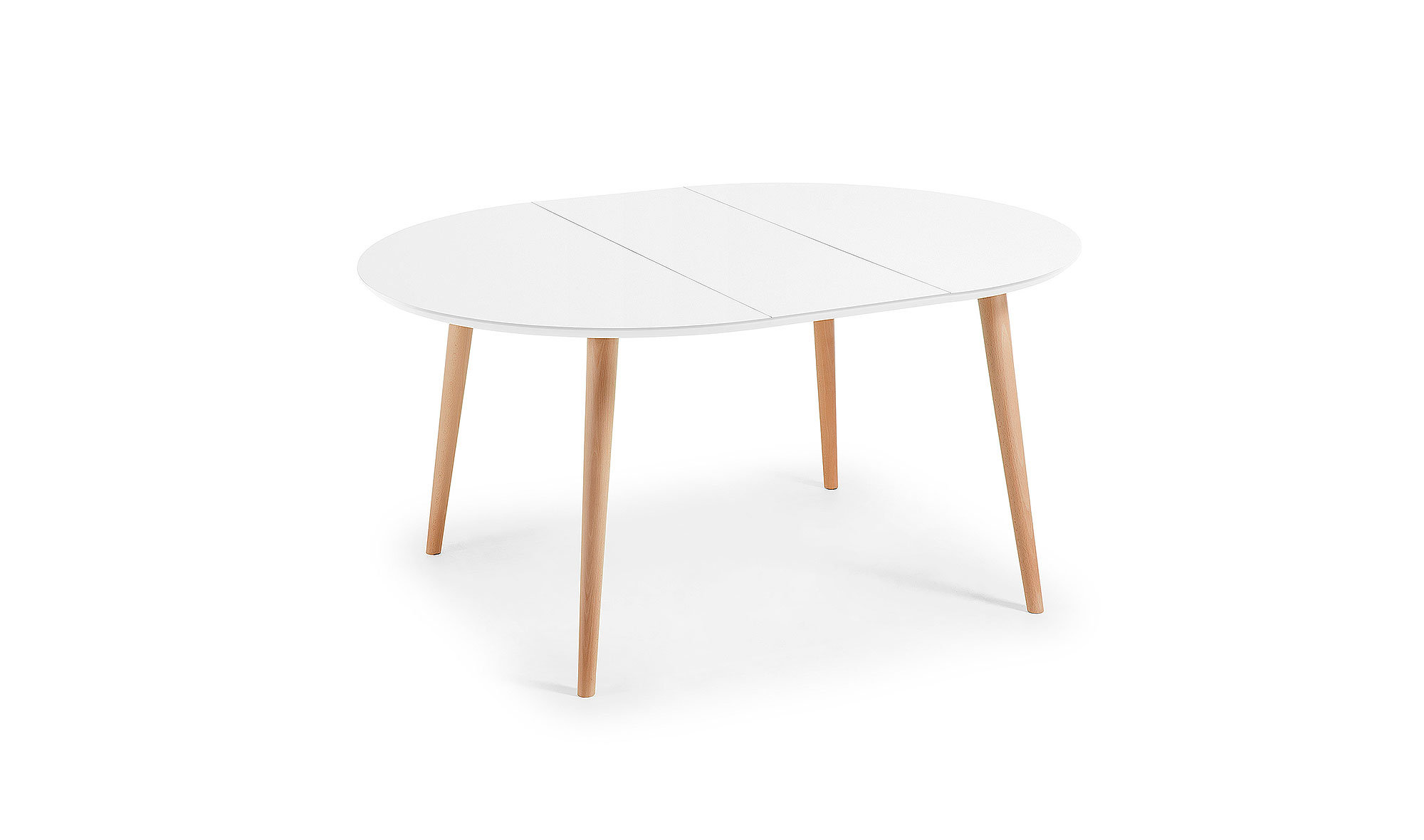 Mesa comedor nórdica Oqui extensible