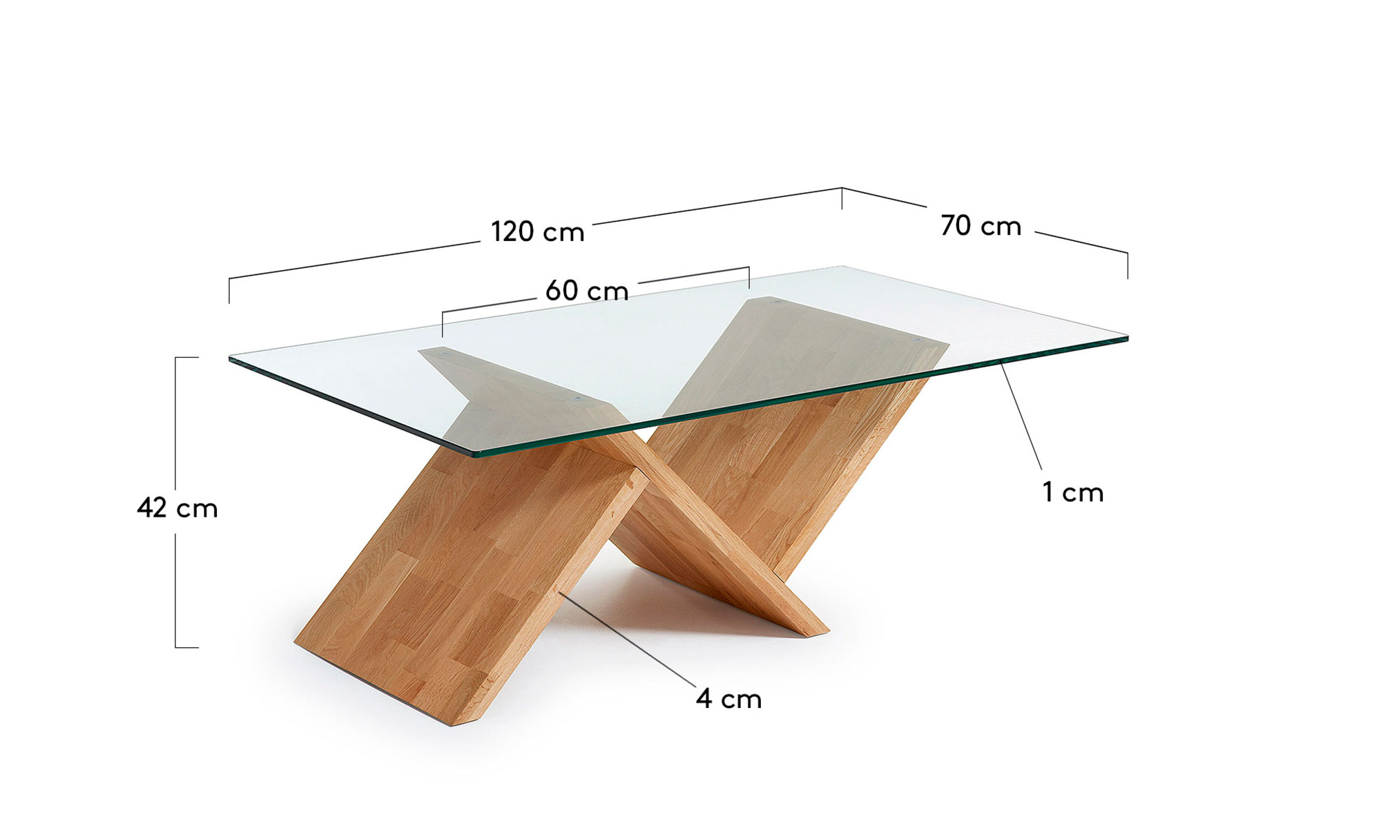 Mesa de centro Roble Waley